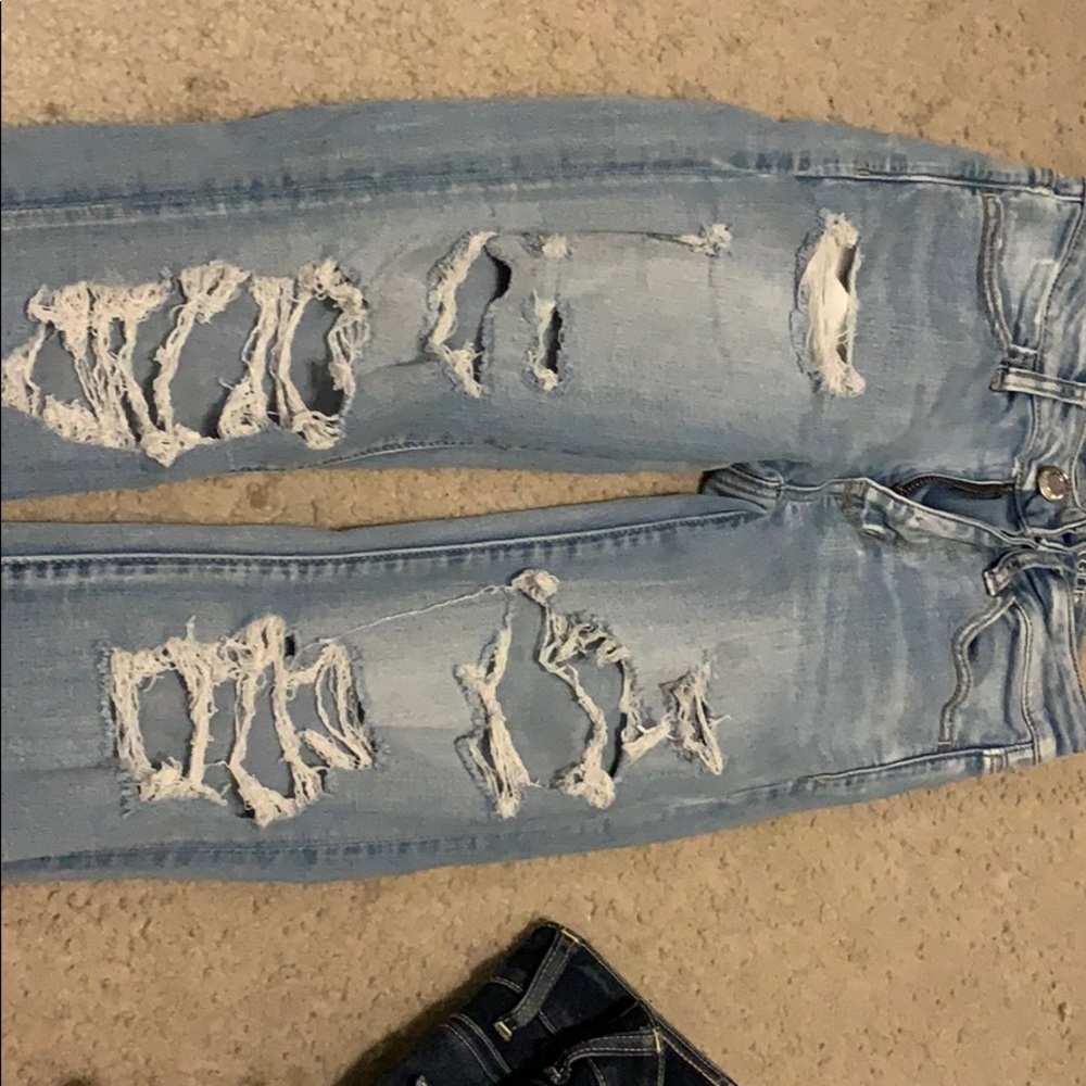 ae ripped jeans